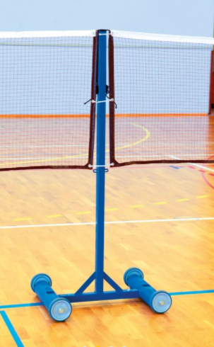 Poteau central badminton entraînement lesté