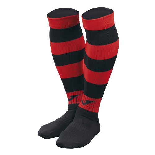 Chaussettes ZEBRA II noir - rouge