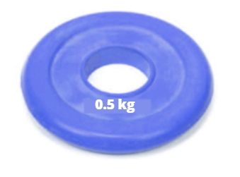 Poids disque bleu 0.5kg