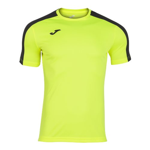 T-shirt ACADEMY III - jaune fluo - noir