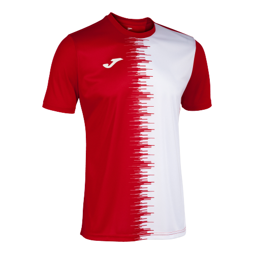 T shirt CITY II - rouge - blanc
