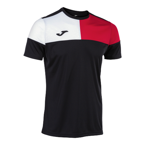 T-shirt CREW V - noir - blanc - rouge