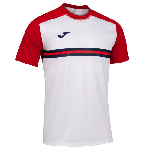 T-shirt HISPA IV Blanc et Rouge