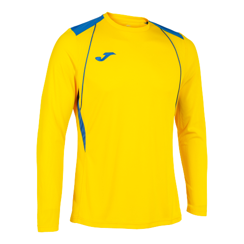 T-shirt CHAMPIONSHIP VII manches longues - jaune - bleu royal