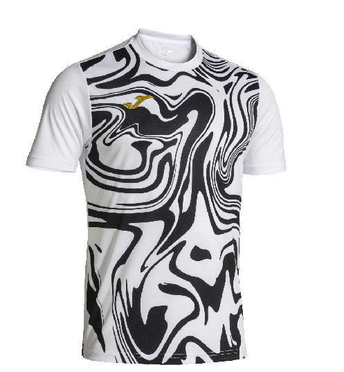 T-shirt LION II blanc et noir