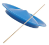 Assiette de jonglerie souple avec bâton Couleur : Bleu