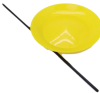 Assiette de jonglerie + bâton en PVC Couleur : Jaune