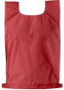 Chasuble nylon simple avec velcro Couleur : Rouge