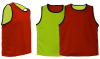 Chasuble réversible rugby Couleur : Rouge & Jaune