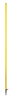 Piquet de slalom pointe plastique 1.60m Couleur : Jaune
