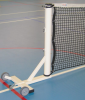 Poteaux tennis mobile sur embases Poteaux tennis : Ronds 90mm diamètre