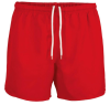 Short rugby Couleur : Rouge