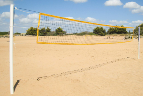 Poteaux beach volley entraînement aluminium