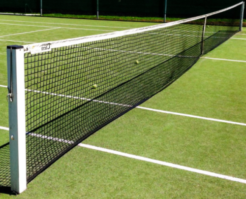 Poteaux tennis carrés 80 x 80 mm à sceller