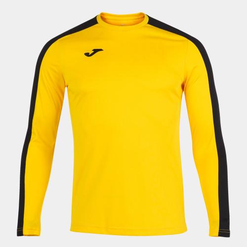 T-shirt ACADEMY III manches longues jaune - noir