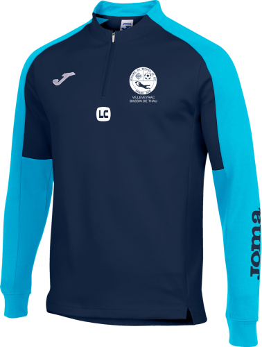 Sweat-shirt Eco-Championship Bleu Marine et Turquoise